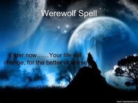 Werewolf spell